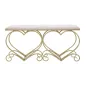 ŁAWKA HEART ROSA 105x37,5x51,5 cm